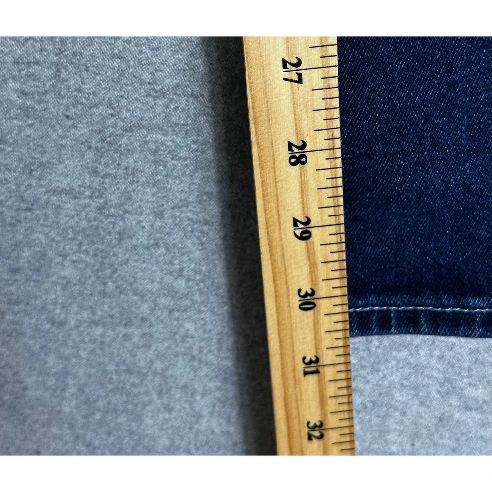 True Religion Geno Relaxed Slim Jeans Mens 33x30 Blue Flap Pocket Stretch Denim